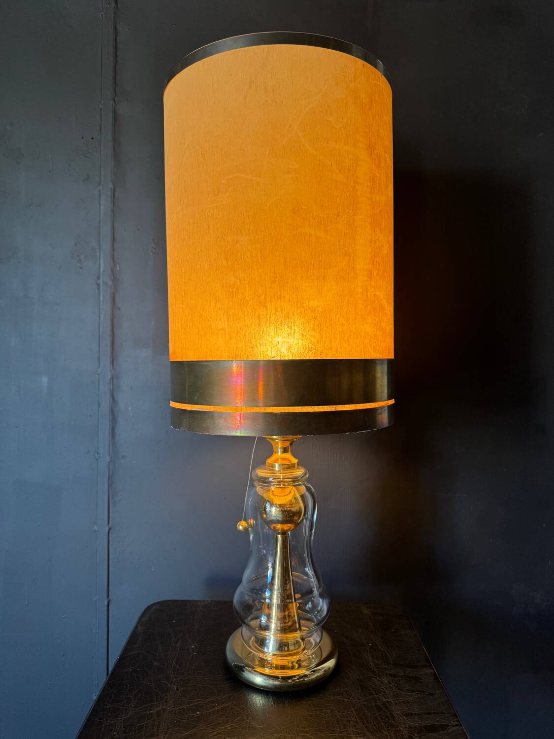 Large Richard Essig lamp from the 1970s.