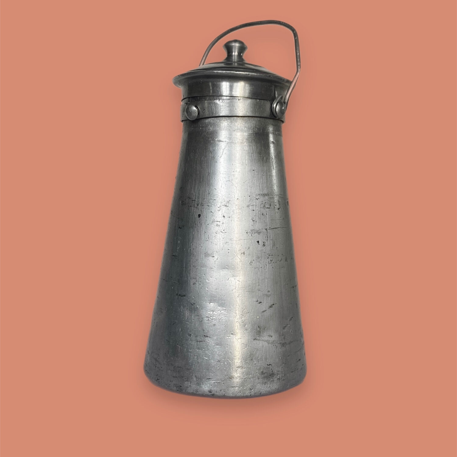 Aluminum milk jug