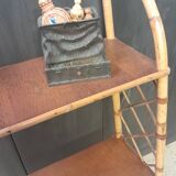Rattan shelf