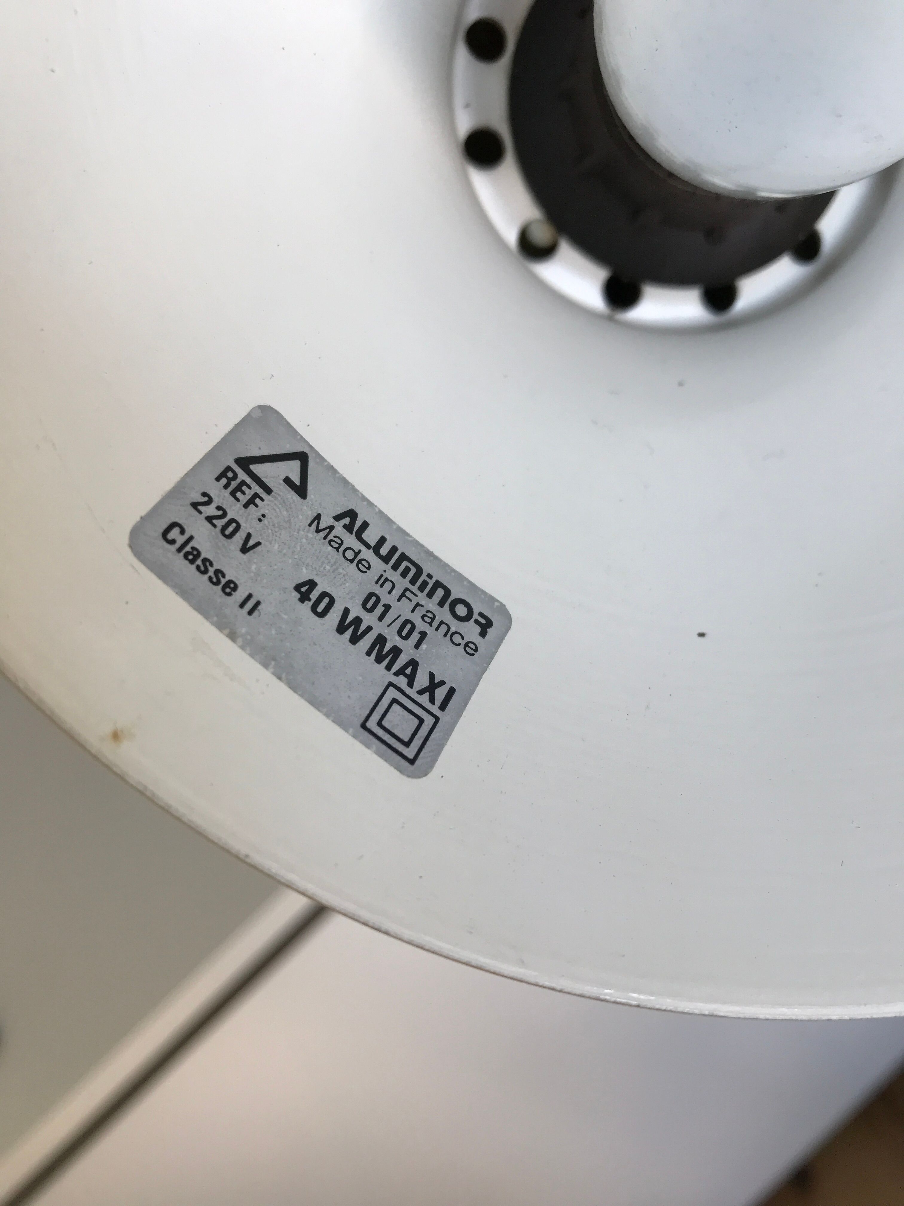Lampe articulée Aluminor jaune