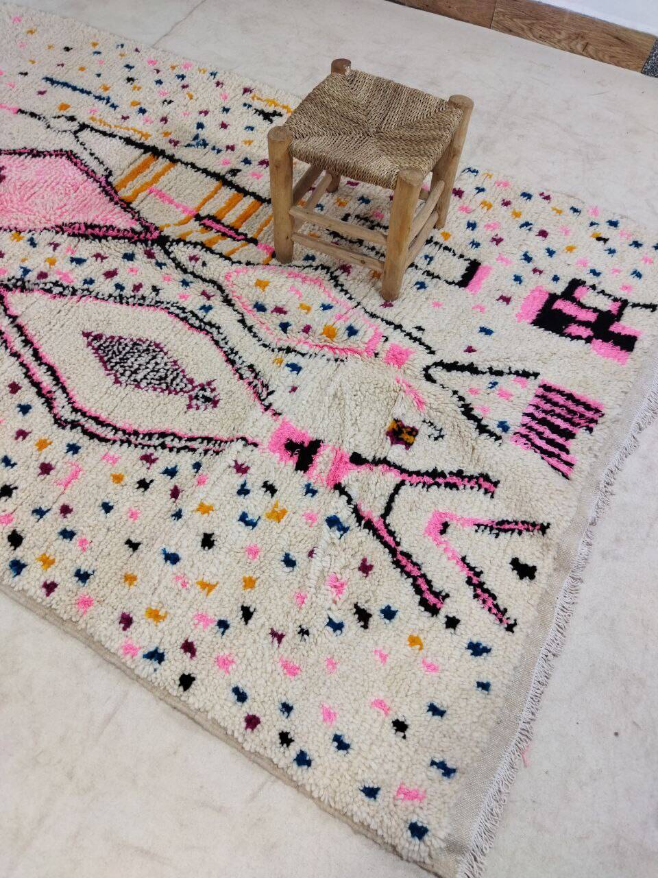 Handmade Moroccan Berber Rug 253 X 145 CM