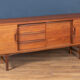 Retro teak 1960s long mid century sideboard by jentique