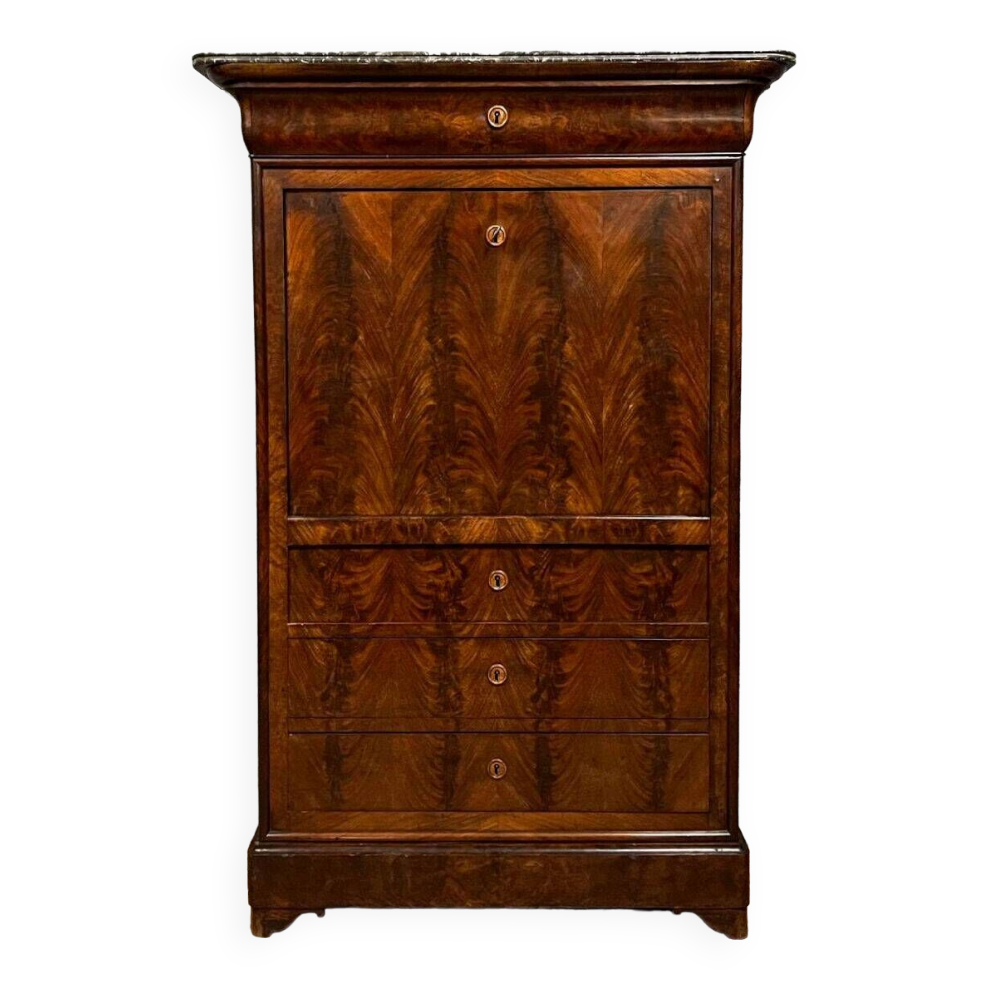 Louis Philippe period Parisian secretary in mahogany circa 1830