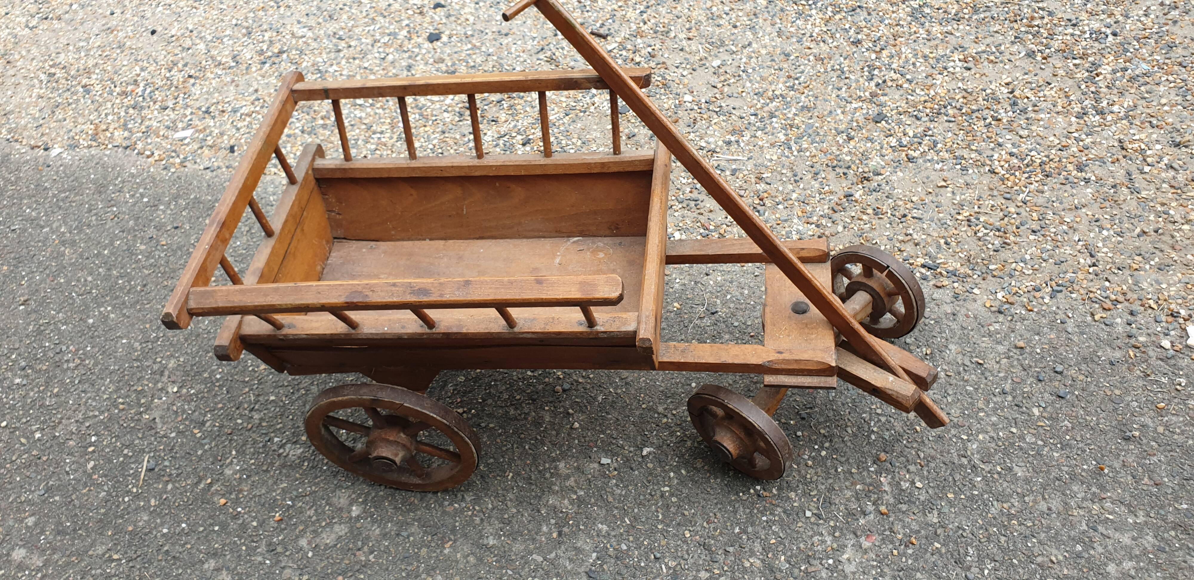 Old wood cart