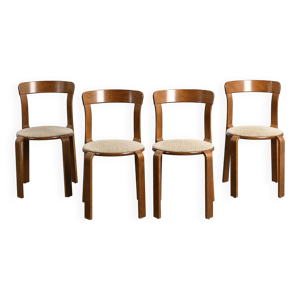 Suite de 4 chaises vintage - bruno