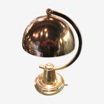 Golden brass lamp
