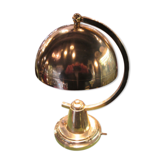 Golden brass lamp