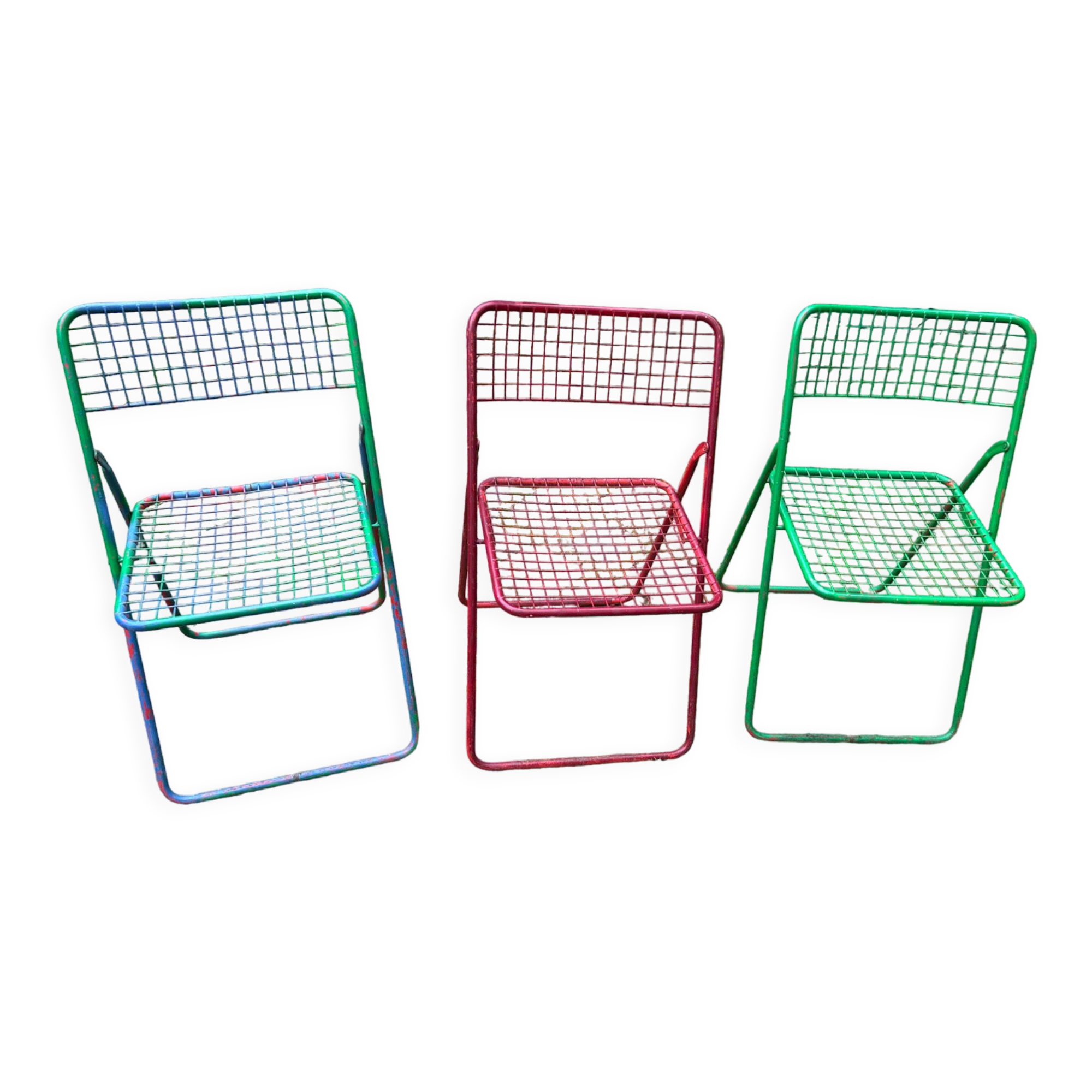 3 Ted Ned folding chairs by Niels Gammelgaard for IKEA 1980s