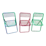 3 Ted Ned folding chairs by Niels Gammelgaard for IKEA 1980s