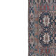 Handknotted Square Caucasian Blue Shirvan Rug 4'5" X 5'1"