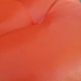 Orange pixi model armchair designed for Ikea by designer Gillis Lundgren 1970