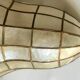 Applique murale en nacre et laiton vintage