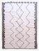 Beni Ouarain White Diamond Rug - 348 x 249 cm