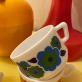 Coffee cup arcopal lotus retro pops 70s