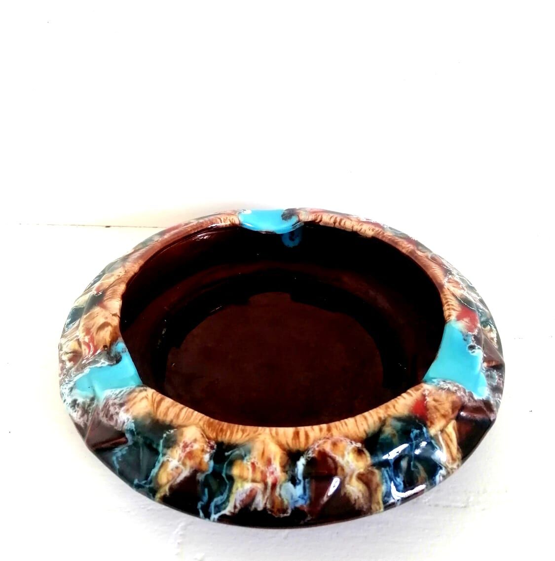 Vallauris vintage ceramic ashtray