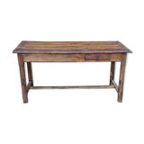 Old farmhouse table late 19th century in solid oak