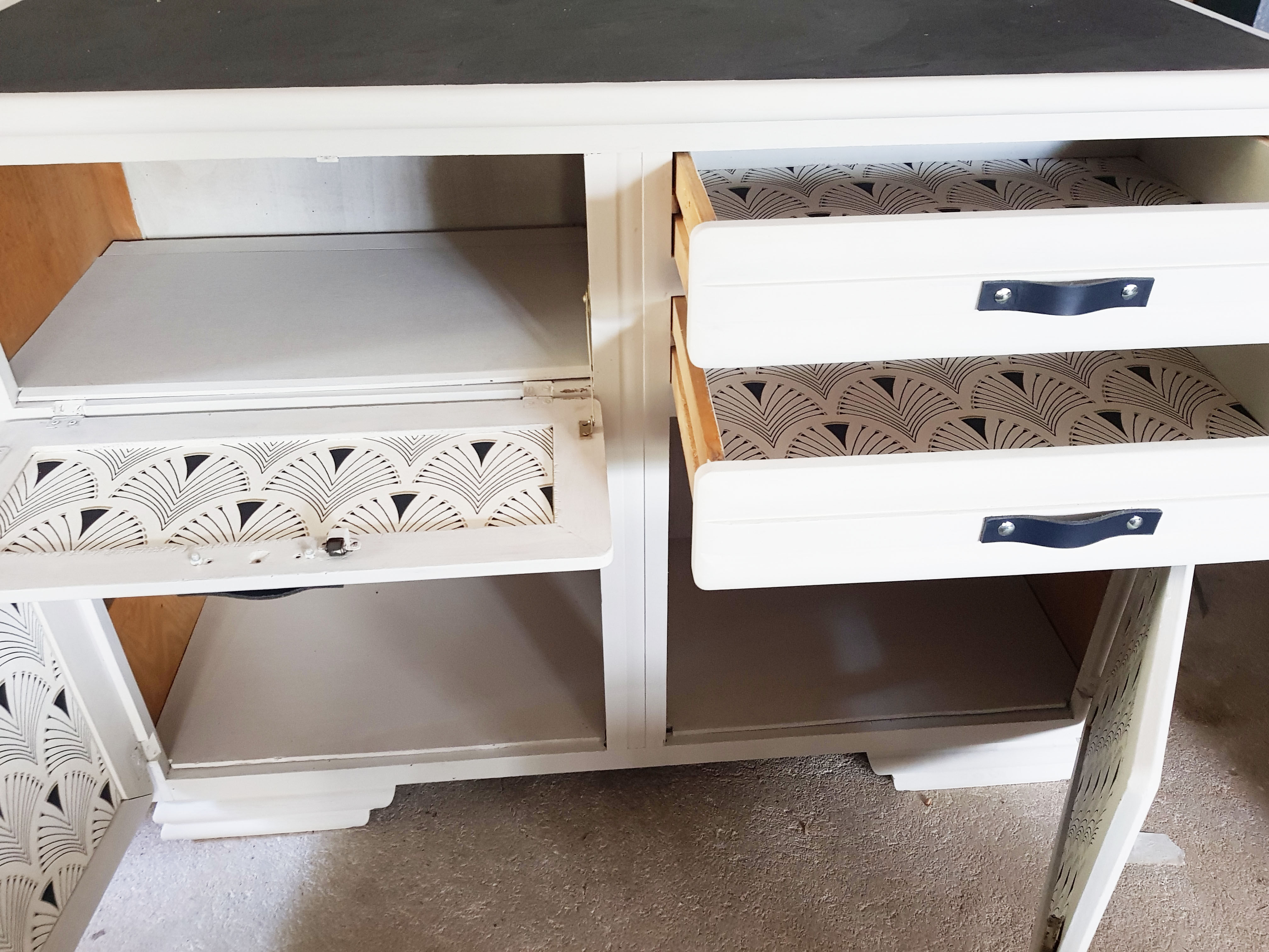 Mado low buffet, art deco style