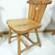 Lot of 4 1970 cottage style pine chairs