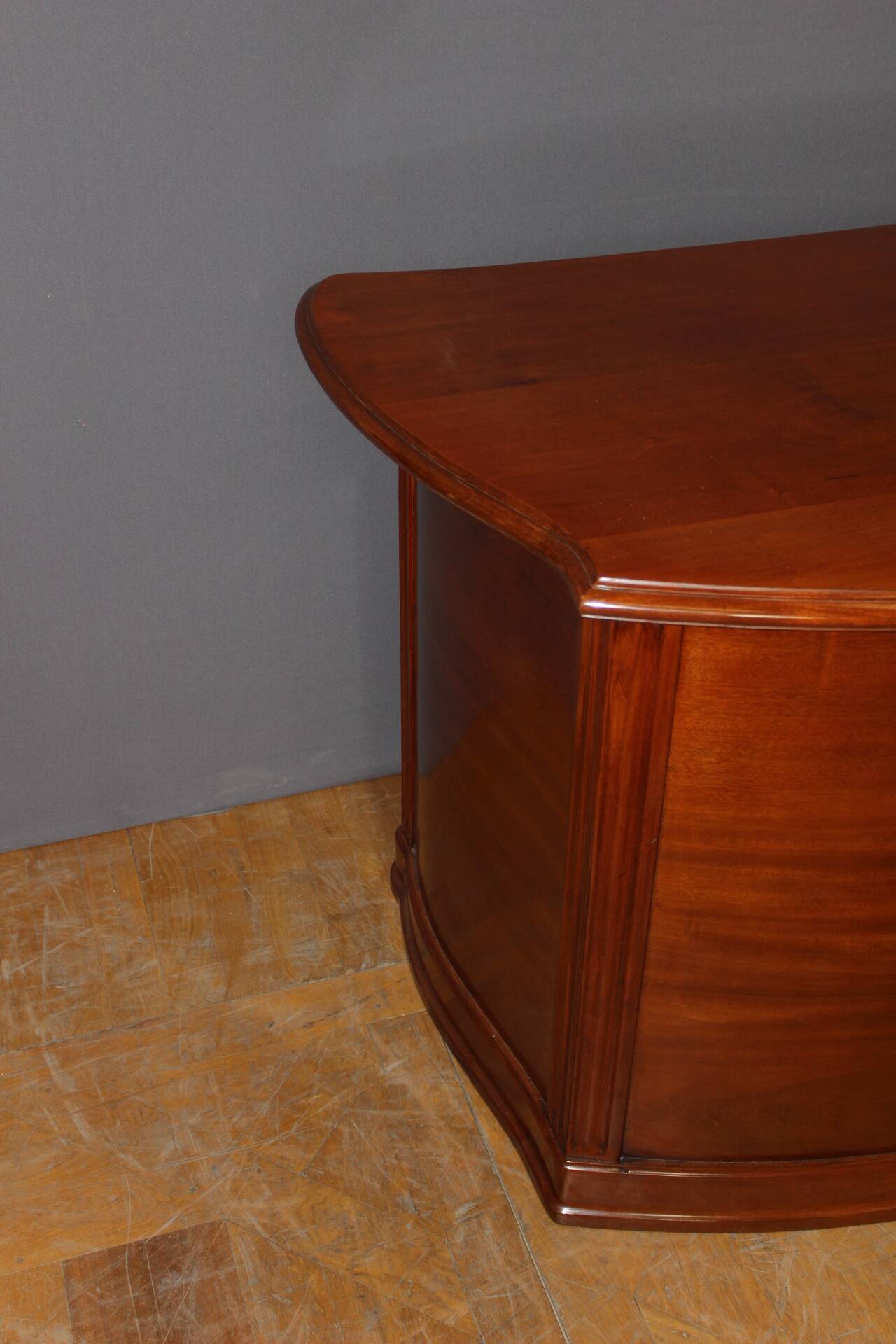 Art Nouveau Mahogany Desk Plate by Emile Gallé