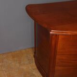 Art Nouveau Mahogany Desk Plate by Emile Gallé