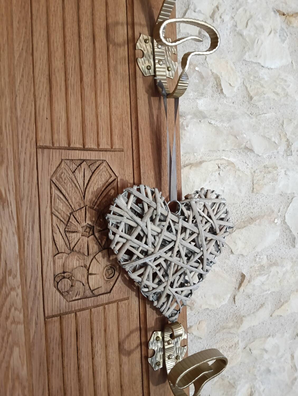 Coat rack solid oak wardrobe