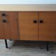 Low sideboard vintage Scandinavian sidebord 50s 60s