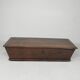 Antique oak chest, trough, blanket chest, 19th century