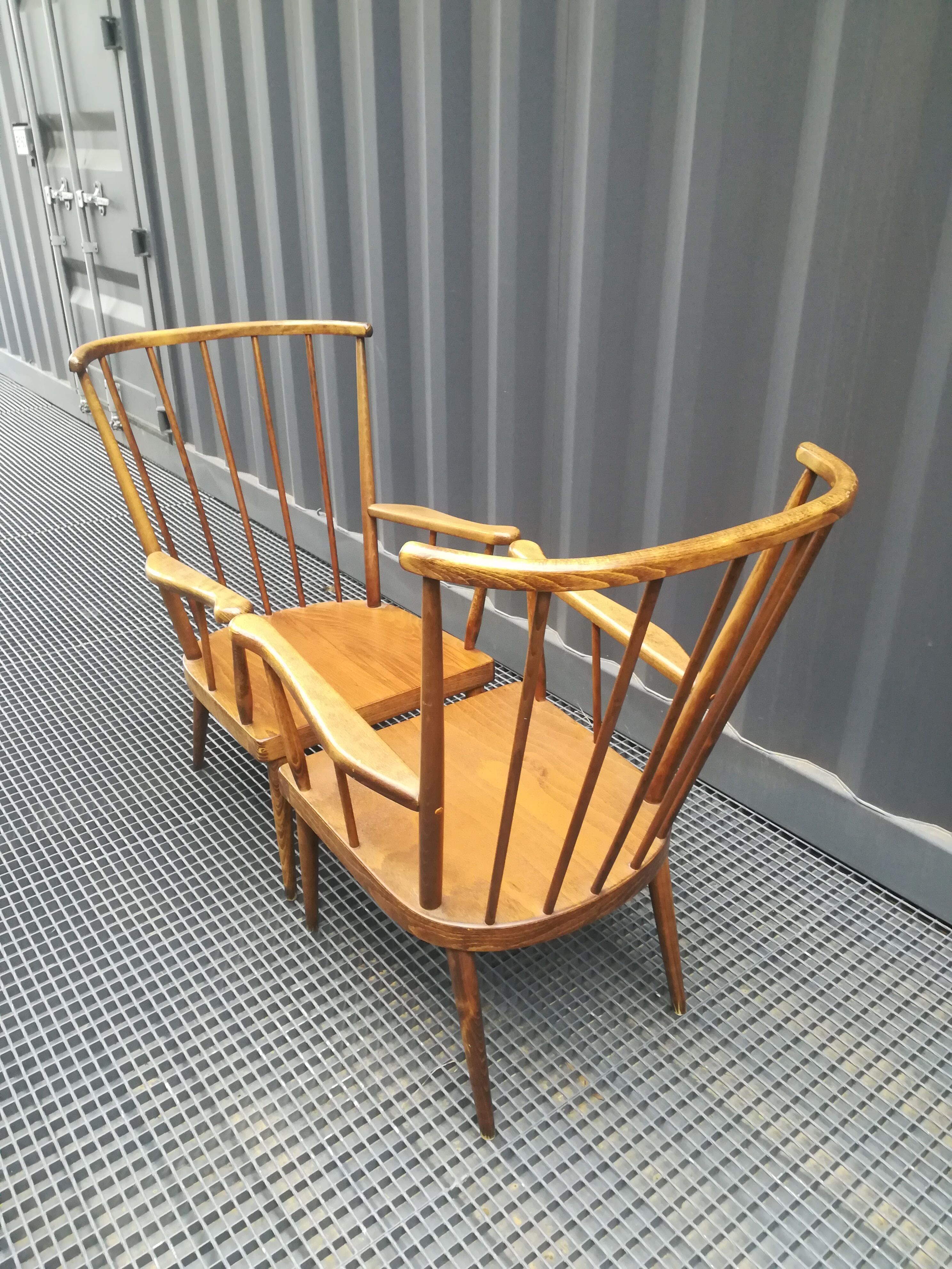 Bauman bar chair duo