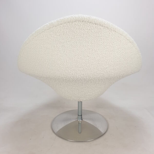 Fauteuil Big Globe avec pouf de Pierre Paulin pour Artifort, années 1980
