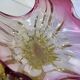 Vintage pink/green murano glass bowl/decor