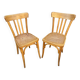Paire de chaises bistrot café 1950s