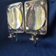 Vintage Scandinavian Brass Wall Candle holder Sconce height 29cm