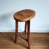 Rustic wooden stool