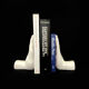 Pair of vintage handstrings in white ceramic to lester, year 80