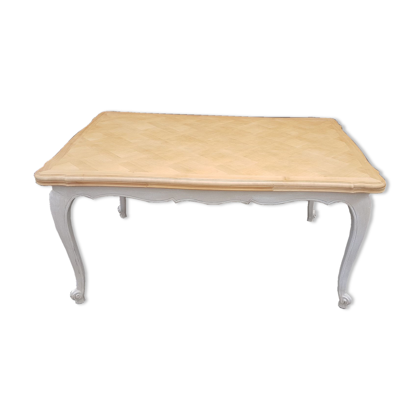 Dining table Louis XV style extendable