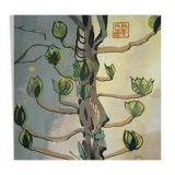 Painting nihon-ga "arbre" by uraraka matsuzawa