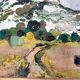 Huile sur toile - Campagne Provençal - Michel Jouenne