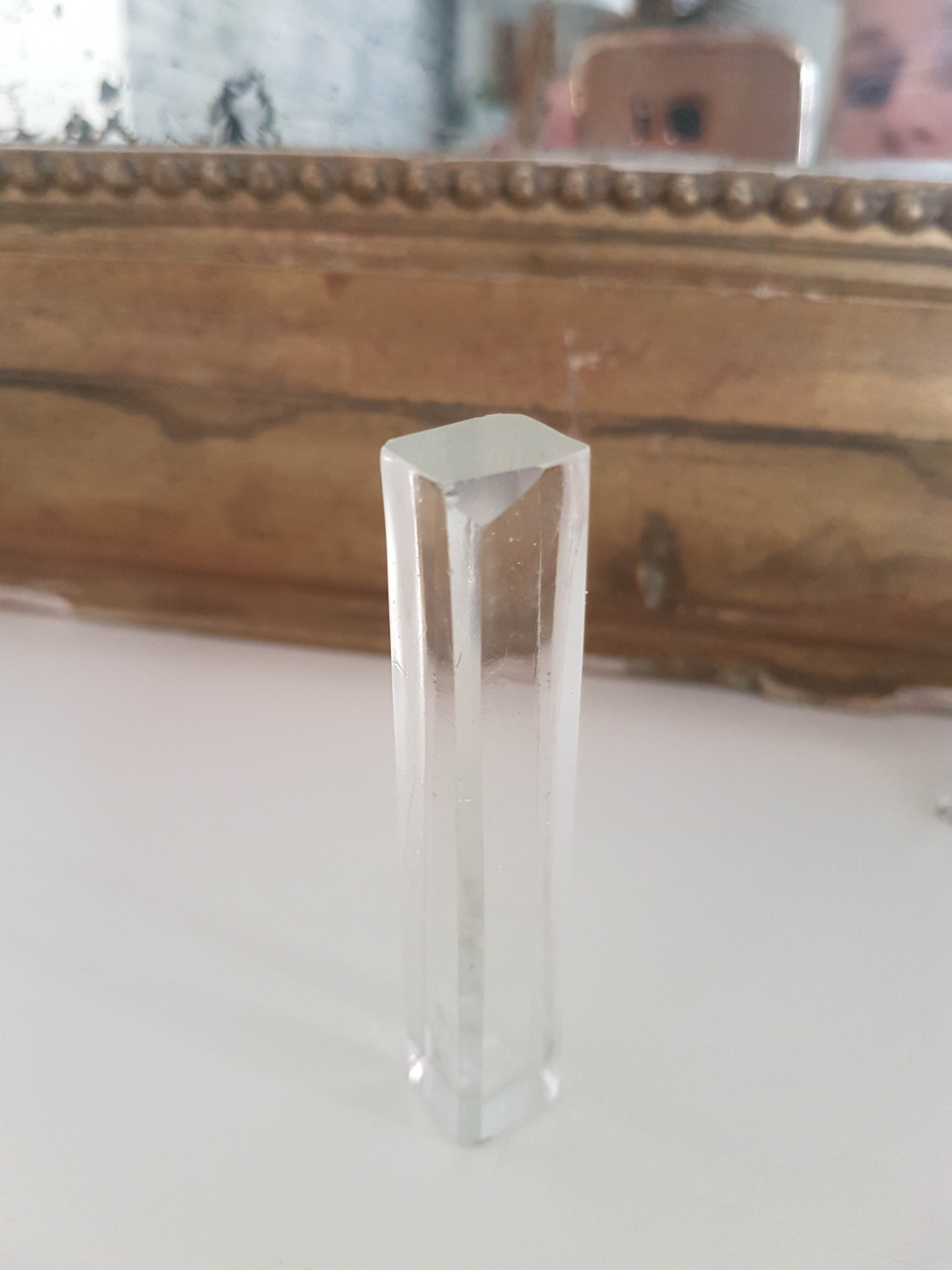 Lot de 6 porte-couteaux en cristal Tchécoslovaque