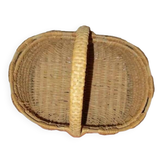 Handmade wicker basket