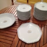 Table service, tableware of Limoges Haviland