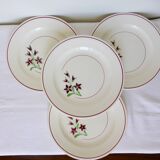 4 flat plates from Salins