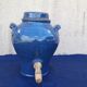 Vinaigrier en grès émaillé bleu 3 L H 26 cm