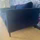 SITS Nova 3-seater canapé in Dedar blue velvet – very good condition.