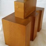 Regain lamp foot in elm, 70s
