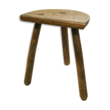 Tripod cowhide stool