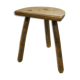 Tripod cowhide stool