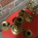 Pair of brass candlesticks