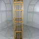 Rattan & smoked glass display rack 1970’s