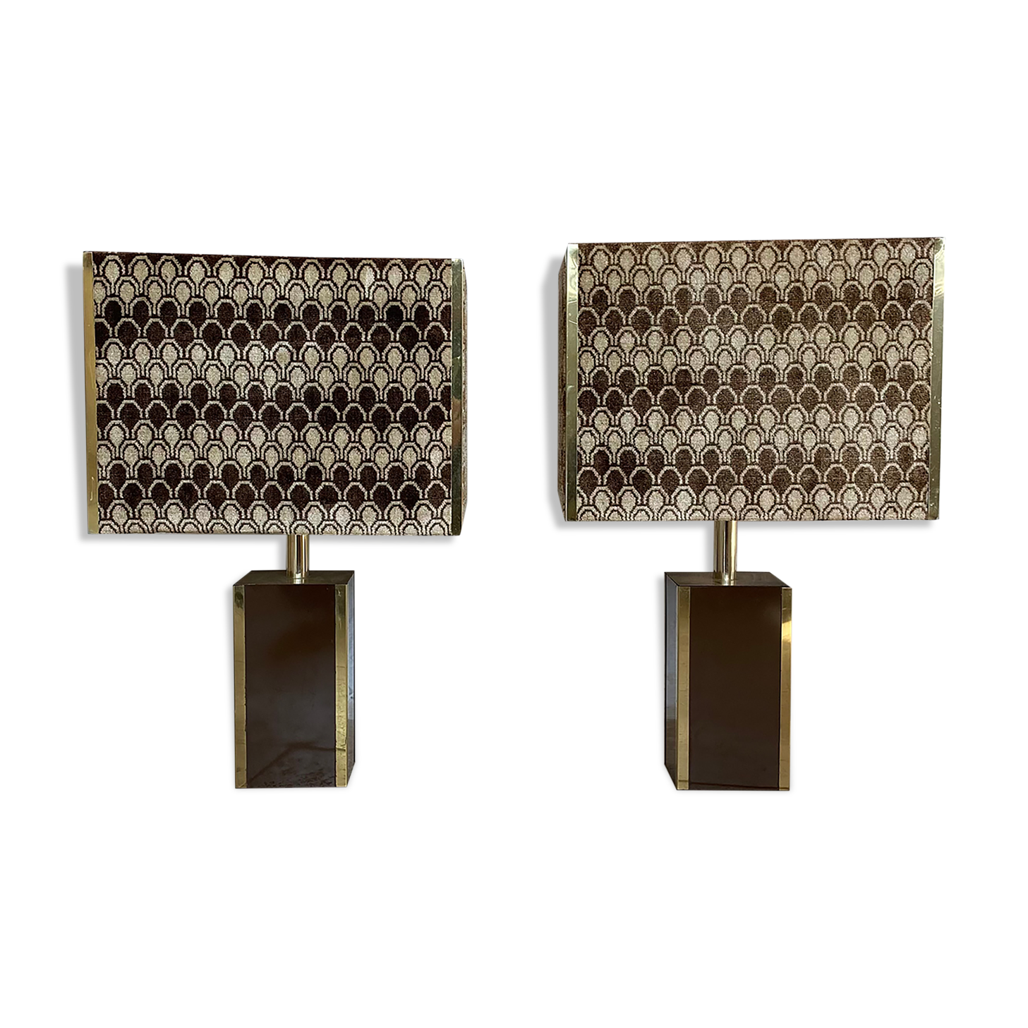 Paire de lampes 1970