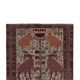Vintage Turkish Oushak Handwoven Rug 114x217 cm